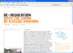 screenshot website deregulation